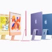 Modelos iMac em diversas cores