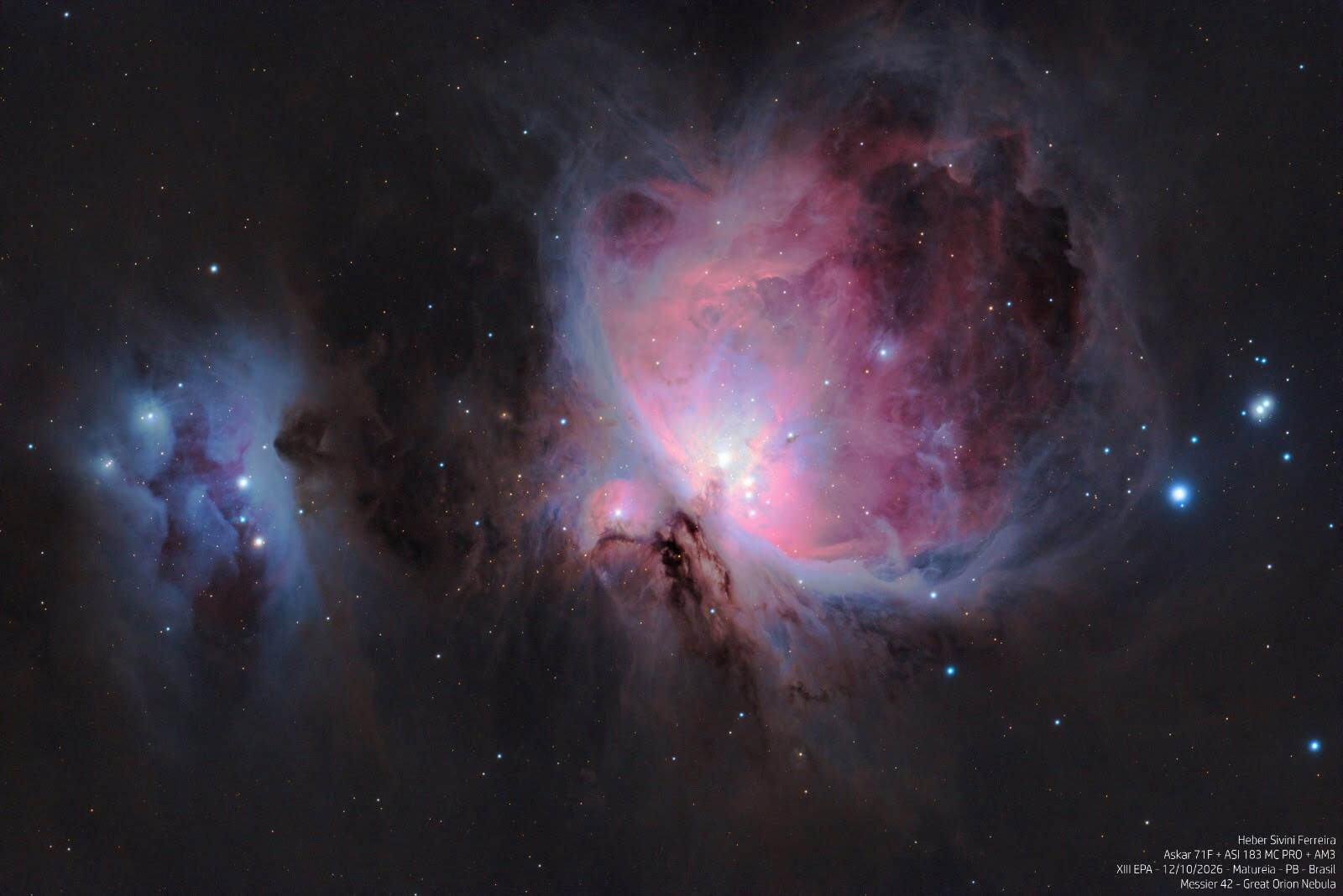 Nebulosas de Órion e da Tarântula nas Imagens Astronômicas da Semana