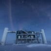 Observatório de Neutrinos IceCube, na Antártida.