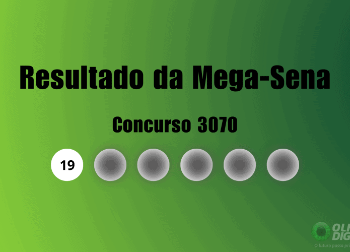 Resultado da Mega-Sena de hoje: veja números e ganhadores do concurso 3070 (quarta, 14/10)