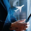 Interface de aplicativo de reserva de voo on-line, reserva de passagens aéreas