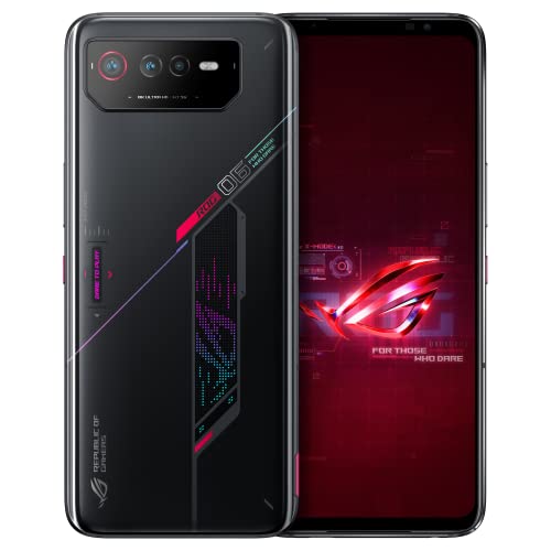 ASUS, Smartphone Gamer ROG Phone 6 AI2201-1A047BR SNAPDRAGON / 8 GB / 256 GB/Android 12 / Black/SIM (Nano) / SIM (Nano)