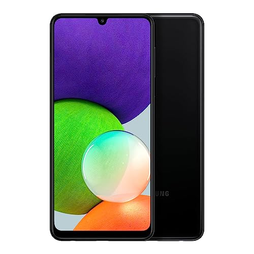 Smartphone Samsung Galaxy A22 128 GB - Preto, 4G, Câmera Quadrupla 48MP + Selfie 13MP, RAM 4GB, Tela 6.4"