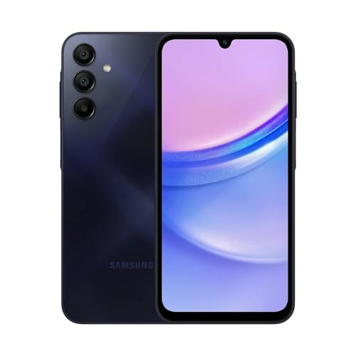 Celular Samsung Galaxy A15 256GB, 8GB RAM, Tela Infinita de 6.5" (Azul Escuro)