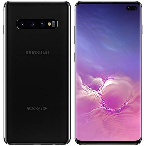 Samsung Galaxy S10 + Plus (128 GB, 8 GB) de 6,4" AMOLED, Snapdragon 855, G975U IP68 Resistente à água, a Global 4G LTE (GSM + CDMA) T-Mobile Desbloqueado (AT & T, Verizon, Sprint, Metro) (prisma Preto)