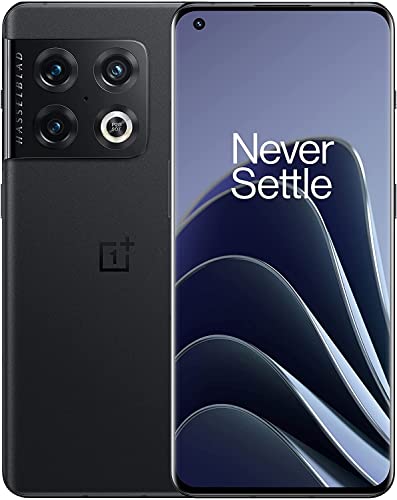 OnePlus 10 Pro 5G 256GB 8GB RAM Desbloqueado de fábrica (Somente GSM | Sem CDMA - não compatível com Verizon/Sprint) Versão chinesa com Google Play - Preto