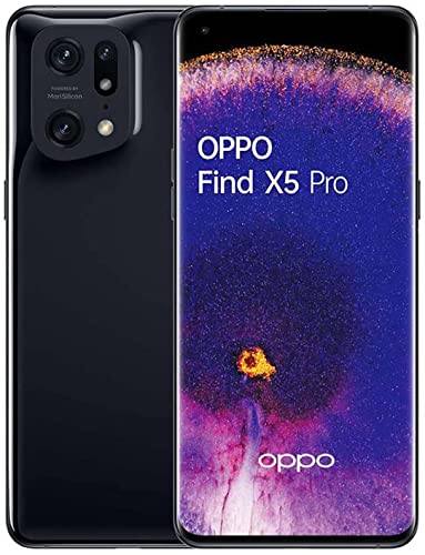 Oppo Find X5 PRO CPH2305 5G Dual 256GB 12GB RAM Desbloqueado de fábrica (somente GSM | Sem CDMA - não compatível com Verizon/Sprint) Versão global - Glaze Black