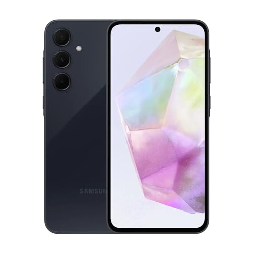 Samsung Celular Galaxy A35 5G, Câmera Tripla até 50MP, Tela 6.6", 256GB (Azul Escuro)