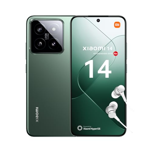 Smartphone Xiaomi 14,12+512 GB, lentes Leica Summilux, Snapdragon 8 Gen 3, display AMOLED 6,36'' 120Hz, HyperCharge 90W, (versão global) (Verde)