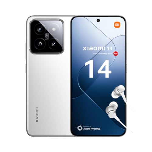 Smartphone Xiaomi 14,12+512 GB, lentes Leica Summilux, Snapdragon 8 Gen 3, display AMOLED 6,36'' 120Hz, HyperCharge 90W, (versão global) (Branco)