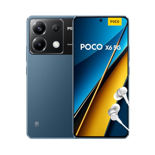 Smartphone Xiaomi Poco X6 5G 256GB / 12GB Ram Versão Global Azul