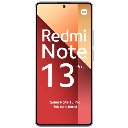 Smartphone Xiaomi Redmi Note 13 Pro 4G 12+512GB, MediaTek, Helio G99-Ultra, Câmera 200MP OIS, Carregamento Turbo 67W, Tela AMOLED 6.67 ", NFC, Versão Global (Purple)