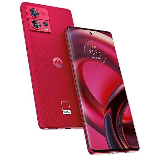 Smartphone Motorola Edge 30 Fusion 5G 256GB 8GB RAM Viva Magenta - Vegan Leather