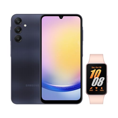 A25 5G (256GB) - Azul Escuro + Galaxy Fit3 - Rosê