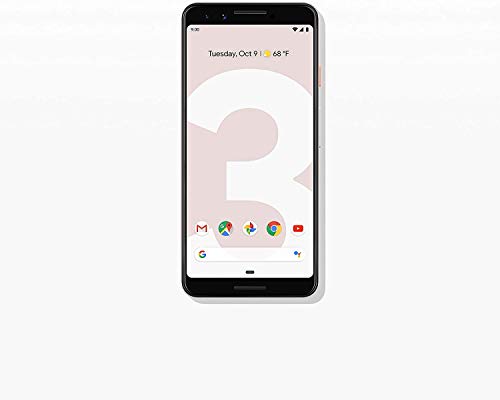 Google Pixel 3 (64GB, 4GB RAM) 5.5 QHD +, IP68 Resistente à água, Snapdragon 845 GSM / CDMA desbloqueado de fábrica (AT & T / T-Mobile / Verizon / Sprint) (Não-de-rosa)