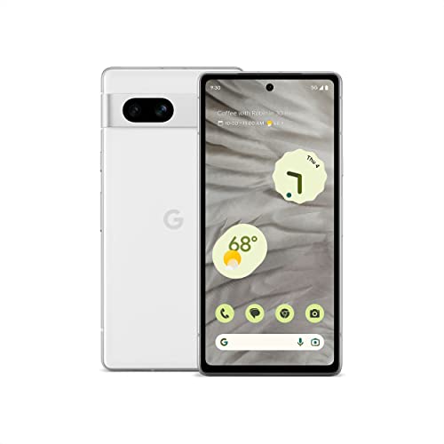 Google Pixel 7a - Celular Android desbloqueado com lente grande angular e bateria 24 horas - 128 GB - Neve