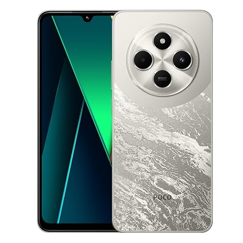 Celuare Xiaomi POCO C75 4G 128/256GB NFC 6,88 ''120Hz RAM, 50MP cámara masiva 5160mAh batería procesador Mediatek Helio G85 (6+128GB Ouro)