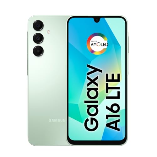 Celular Samsung Galaxy A16, 256GB + 4GB RAM, Câmera de até 50MP, Tela 6.7", NFC, IP54, Bateria 5000 mAh - Verde Claro