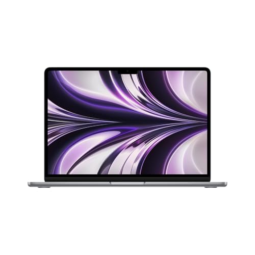 2022 Apple MacBook Air laptop with M2 chip: 13.6-inch Liquid Retina display, 16GB RAM, 256 GB SSD storage, backlit keyboard, 1080p FaceTime HD camera. Works with iPhone and iPad; Cinzento sideral