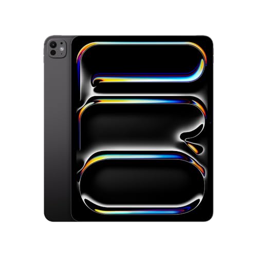 Apple 2024 iPad Pro de 13 polegadas (Wi-Fi, de 256 GB, Vidro convencional) - Preto-espacial (M4)