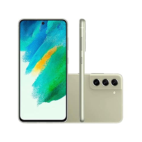 Smartphone Samsung Galaxy S21 Fe 5G Verde 128GB Tela 6.4” Cam. Tripla