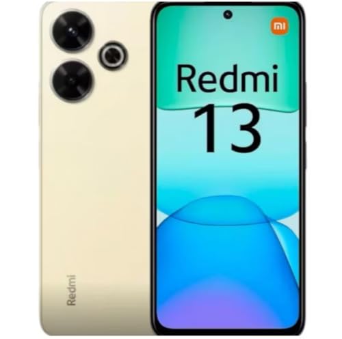 Celular Redmi 13 128gb 6gb Ram Global + Top Cor Dourado