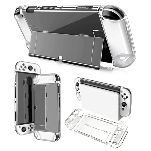 Imagem do produto Capa Protetora Compatível Com Nintendo Switch OLED, Transparente, Serve no Dock