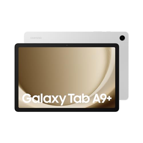Samsung Tablet Android Galaxy Tab A9+ WiFi, 8 GB de RAM, 128 GB de armazenamento, prata (Versão KSA)
