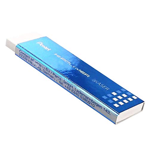 Imagem do produto Pentel SM/EZEE02E Hi-Polymer Slim - Borracha, Branco