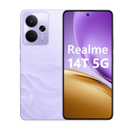 Imagem do produto Smartphone Realme 14T 256GB,8GB Ram, 5G, Roxo