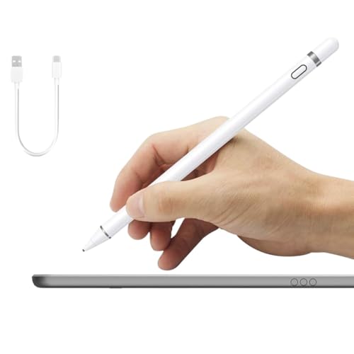 Imagem do produto Caneta Stylus Touch Screen Recarregavel USB – Ponta Fina 1.5mm com Indicador LED, Caneta Capacitiva Universal Compatível com iPad, Tablet, Celular, Notebooks - Android ou IOS | Premium InoVibes