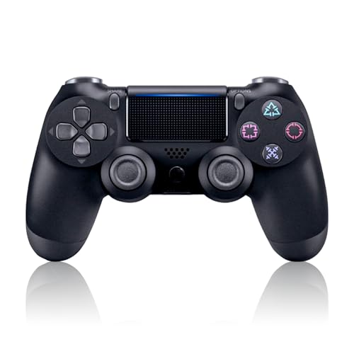 Imagem do produto Controle Bluetooth para PS4/PC/TV/Android, Bateria 800mAh, 10m Alcance, Vibração Dupla, Gyroscope 6 Eixos, Preto (1)