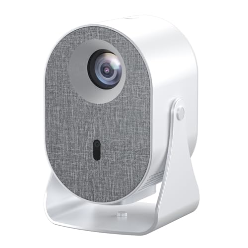 Imagem do produto [Foco elétrico]Bettdow Mini Projetor Portatil 360° Tv Android/ios 4k 1080p 9000 Lumens, Smart Projetores Retroprojetor 150 ANSI, WIFI 5G+2.4G, Eletronico Correção Trapezoidal-Branco