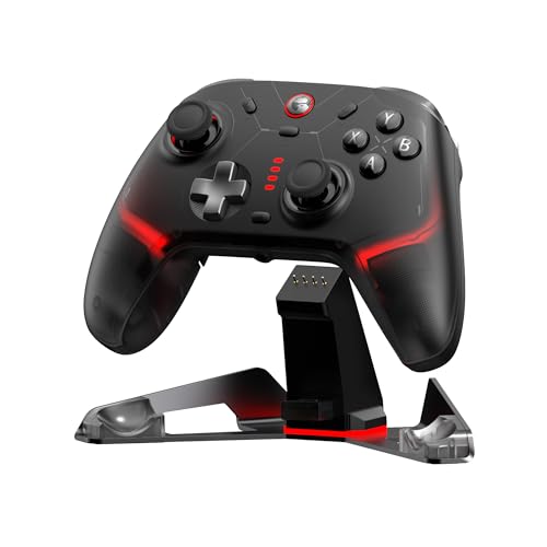 Imagem do produto GameSir Cyclone 2 Wireless Controller - 1000Hz Polling Rate, TMR Joysticks, Hall/Micro 2-in-1 Triggers for PC/Switch/Android/iOS, PC Gaming Controller with Charging Dock (Black)