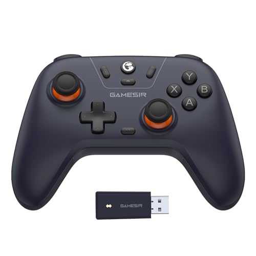 Imagem do produto GameSir Nova Lite Controlador sem fio 2.4g para PC com Windows, iPhone, Android, Switch e Steam Deck, Controle Bluetooth Gamepad com gatilho de efeito Hall, Turbo, vibração Rumble(roxo escuro)