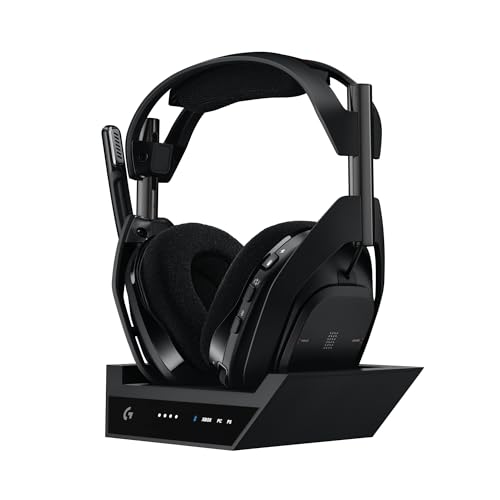 Imagem do produto Headset Gamer Sem Fio Logitech G Astro A50 X LIGHTSPEED + Base Station, Com Conexão Bluetooth e HDMI 2.1 Passthru, Tecnologia PLAYSYNC, Compatível Com Xbox Series X|S, PlayStation, PC/Mac - Preto
