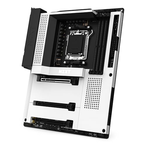 Imagem do produto Placa Mãe NZXT N7 B650E AMD Wi-fi, Cover, Branca