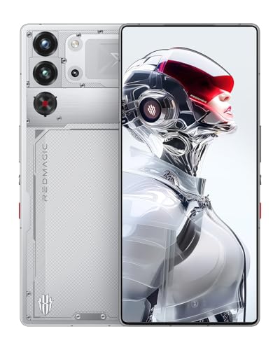 REDMAGIC 10S Pro Smartphone, Celular para Jogos 144Hz, Android 5G, 16GB RAM + 512GB ROM, Snapdragon 8 Elite Leading Version, Tela AMOLED 1.5K de 6.85", Câmera de 50MP, Celular Desbloqueado Moonlight