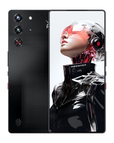 REDMAGIC 10S Pro Smartphone, Celular para Jogos 144Hz, Android 5G, 12GB RAM + 256GB ROM, Snapdragon 8 Elite Leading Version, Tela AMOLED 1.5K de 6.85", Câmera de 50MP, Celular Desbloqueado Nightfall