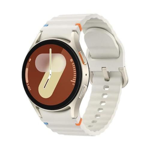 Imagem do produto Samsung Galaxy Watch7 Smartwatch 40mm Bluetooth, Galaxy AI, Tela em Cristal de Safira, GPS de Dupla Frequência, Monitoramento avançado de saúde, sono e de coração, Processador de 3nm - Creme