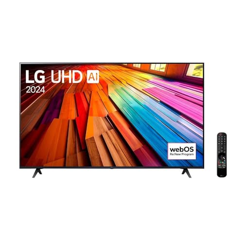 Imagem do produto Smart TV 4K 65' LG UHD 65UT8050 Processador α5 Ger7 AI Alexa/Chromecast integrado Otimizador de Jogos webOS 24 Controle Smart Magic