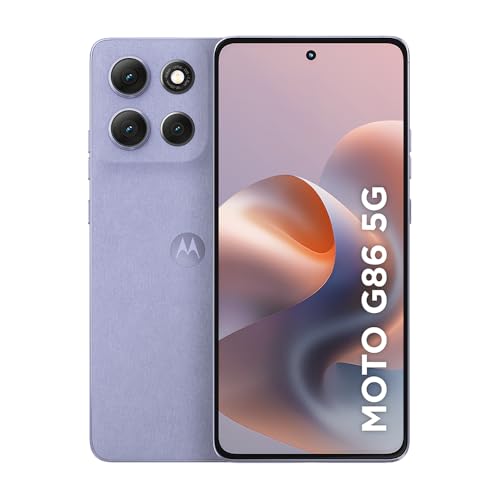 Imagem do produto Smartphone Motorola Moto g86 5G - 512GB 24GB (8GB RAM+16GB Ram Boost) Tela 1.5K pOLED, 50MP Sony camera OIS Moto AI, videos em 4K, IP68 + IP69 - Lilas