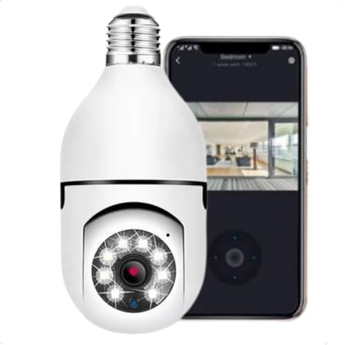 Imagem do produto Câmera IP Lâmpada 8177 WiFi Full HD 1080p com Visão Noturna, Yoosee, Bivolt, Detecção de Movimento e Áudio Bidirecional
