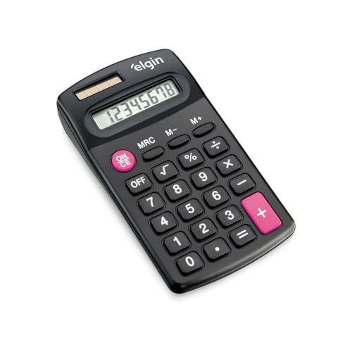 Imagem do produto Calculadora de Bolso 8 Dígitos CB 1485 Preta Elgin