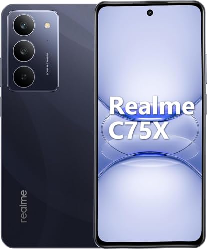 Celular Realme C75x 128gb 6gb Ram Nfc Ip69 Cor Azul