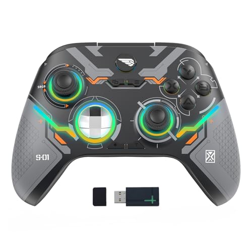 Imagem do produto Controle Xbox Sem Fio com Analógicos ALPS,Gatilho Linear e Botões Traseiros Customizáveis - Gamepad para Xbox Series S, Series X, Xbox One S/X, PC Windows, Steam com Turbo, RGB, Vibração e Bateria 15h