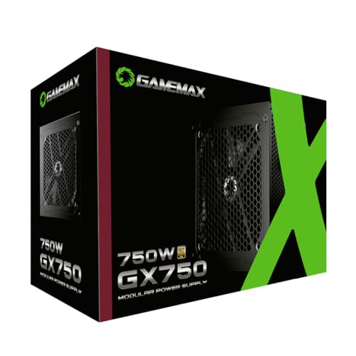 Imagem do produto Fonte Modular Gamemax Gx750 750w 80 Plus Gold Preta