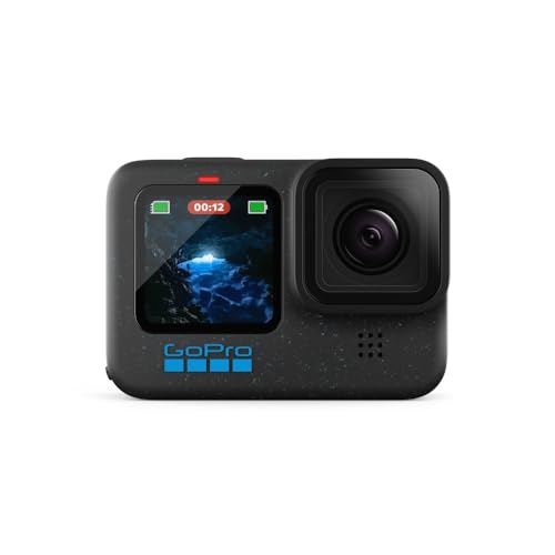 Imagem do produto GoPro HERO12 BLACK - à Prova D'água com 5.3K60, 27MP, Vídeo + Foto HDR, HyperSmooth 6.0, Trava de horizonte 360°, Live + webcam, Áudio por Bluetooth, Bateria enduro, QUIK