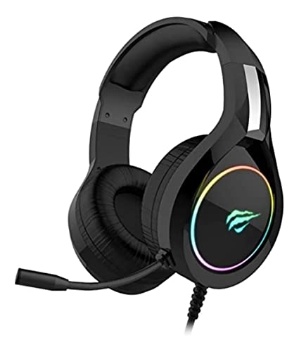 Imagem do produto Havit HV-H2232d - Fone de Ouvido, Gamer, Iluminação RGB, com Microfone, Falante de 50mm, Conector 3.5mm