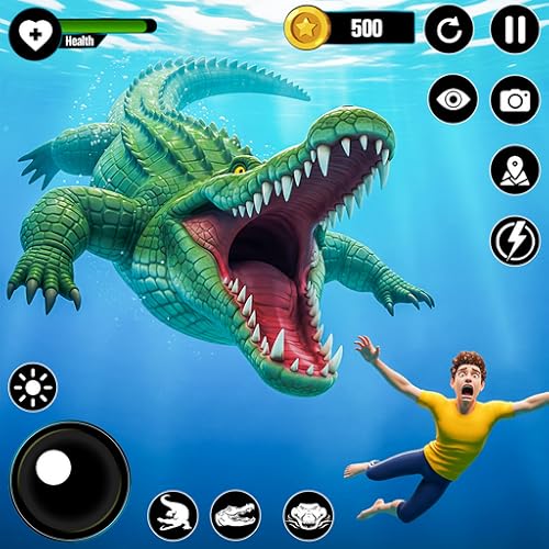 Imagem do produto Hungry Wild Animal Crocodile - Angry Beach Hunt Simulator Game 2025